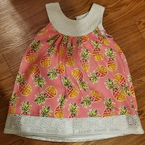 Pineapple pink dress